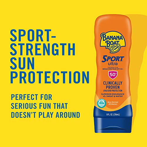 Banana Boat Light As Air Sunscreen Lotion SPF 50 Twin Pack and Sport Ultra SPF 50 Sunscreen Lotion Bundle