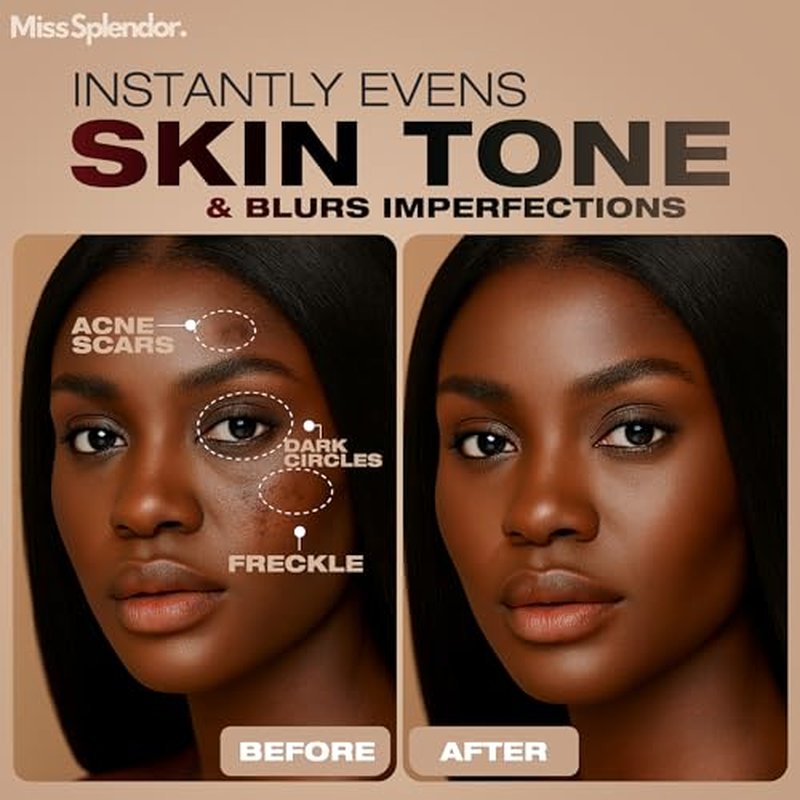 Beauty Balm Skin Tint 2 Pack? (Shade 3) Serum-Boosted Skin Tint Stick for Black Women, Hybrid Foundation & Skincare, Splendor Skin Tint, Sheer-to-Light Buildable Coverage