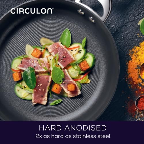 Circulon Symmetry 10" & 12" Nonstick Frying Pan Set - Black