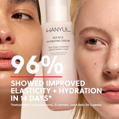 HANYUL Red Rice Hydrating Serum with Vegan Ceramide | Korean Skincare for Deep Hydration, Radiant Skin Glow, Firming & Barrier Support, Slow Aging 5.07 fl. oz.