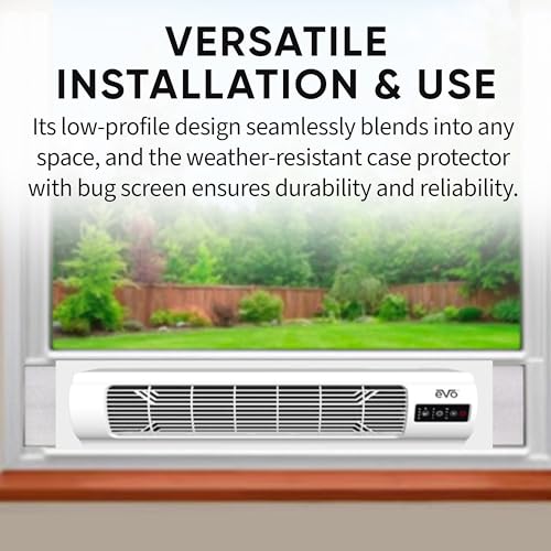 EVO Window Fan Air Circulator with Remote | Multi-Directional & Adjustable Speed
