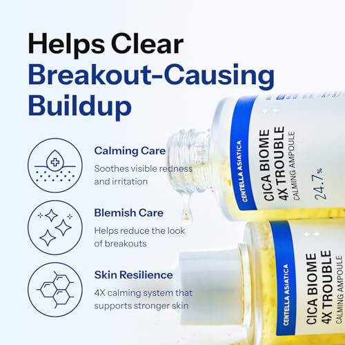 Calming Face Serum with Centella Asiatica & Niacinamide for Sensitive Skin - 1 Oz