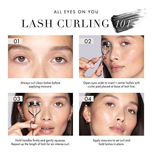 Eyelash Curler for Almond Shaped Eyes Rose Gold - Tweezerman Curl 38