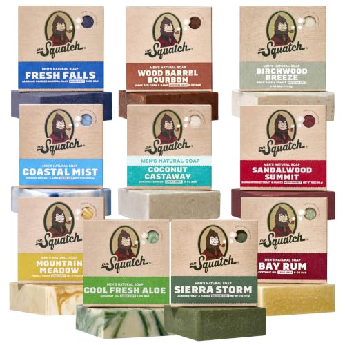 High Tide Reserve Men's Natural Cold Process Bar Soap 5oz - 10 Pack - Dr. Squatch Variation