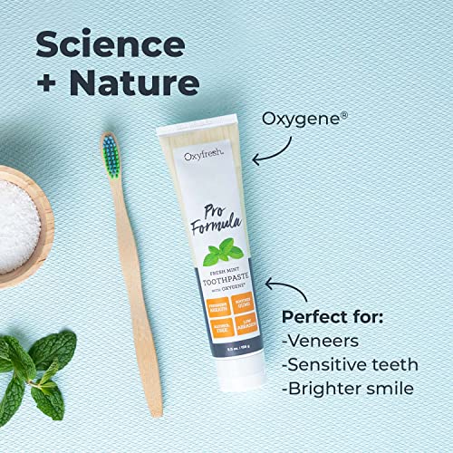 Pro Formula Fresh Mint Toothpaste for Sensitive Teeth - 5.5oz Pack of 3 No Fluoride