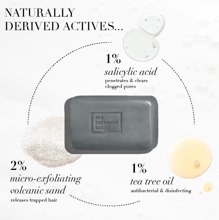 Ingrown Hair & Razor Bump Exfoliating Bar Soap with Salicylic Acid & Tea Tree - 5oz