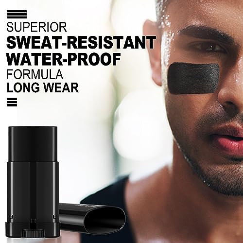 CCBeauty Eye Black, Sweatproof Eyeblack Stick For Baseball Football Softball Lacrosse, Black Face Paint Sports Grease Stick For Pro Performance, Game Day Cheer Playoffs Accessories for Players & Fans