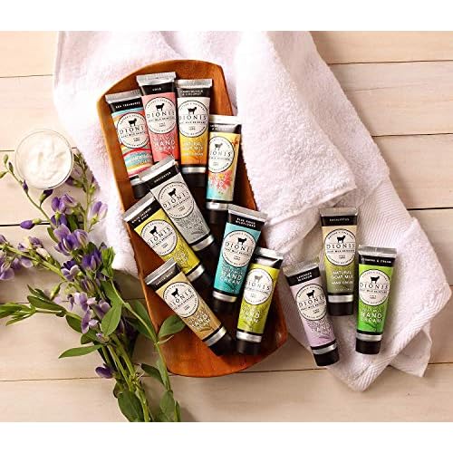 Dionis - Goat Milk Skincare Verbena and Cream Scented Hand Cream (1 oz) - Made in the USA - Cruelty-free and Paraben-free