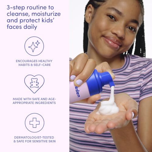 Evereden Kids Mineral Sunscreen Face Wash Cream & Headband Bundle - Peach Variation