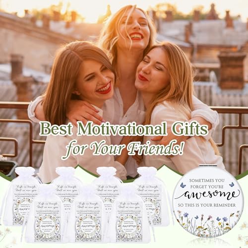 Geetery 12 Sets Mini Compact Mirror Gifts for Women Bulk Small Double Sided Folding Thank You Gifts for Employee Coworker Volunteer Team Staff Social Worker (Wildflower)