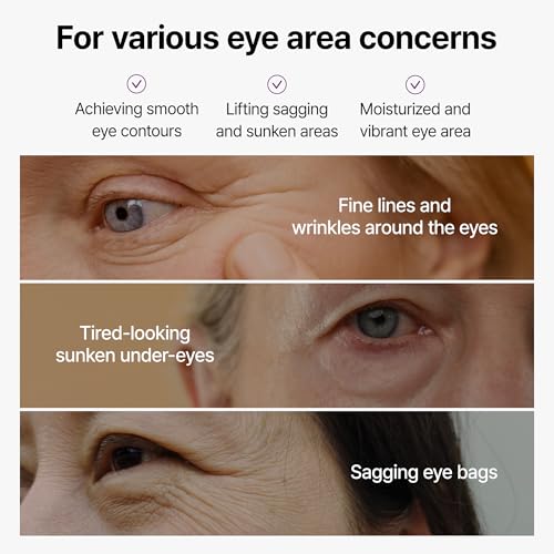 Calcium Bonding Eye Cream with Peptides - Firming Hydrating Eye Treatment - 0.51 Fl Oz (Pack of 1)