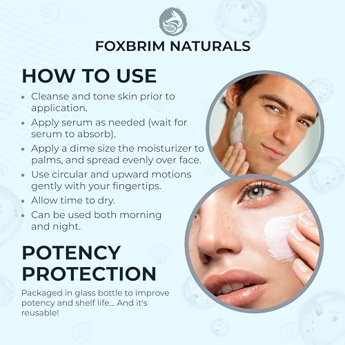Ocean Mineral Face Moisturizer - Vegan Organic Hydrating Lotion for All Skin Types