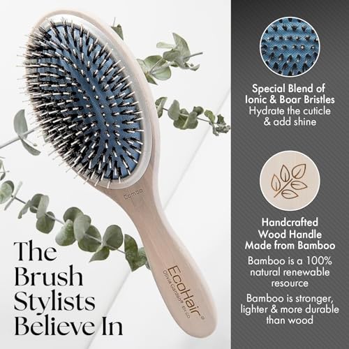 Olivia Garden EcoHair Bamboo Paddle Hair Brush