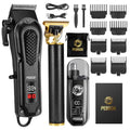 Pebsoa Cordless Hair Clippers & Trimmer Kit for Men with Nose & Detail Trimmer