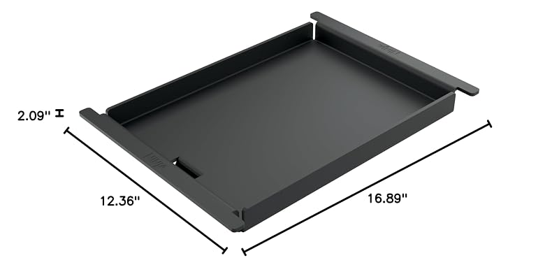 Ninja FlexFlame Half-Size Griddle with Grease Drain 16.9" x 12.4" x 2.1"
