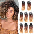 10 Inch Gogo Curl Crochet Hair - Deep Water Wave, Natural Water Wave, Curly Beach Curl, 8 Packs, T1B/27/30