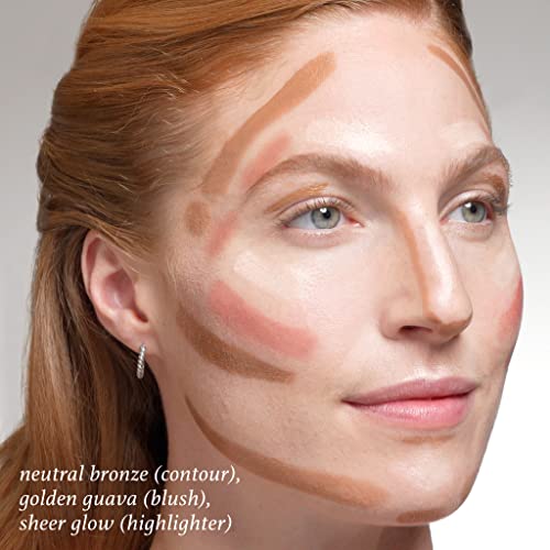 Multi-Purpose Lip and Cheek Color Sticks Duo - Blush & Illuminator for Face