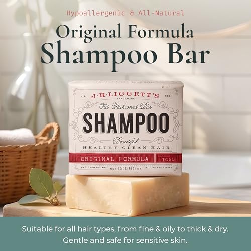 All-Natural Shampoo Bar 3-Pack Supports Healthy Hair - Original Scent