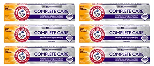 Arm & Hammer Complete Care Stain Defense Fluoride Toothpaste 6 oz - Pack of 6