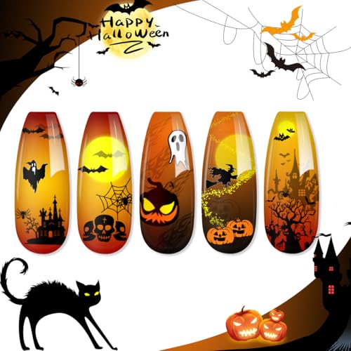 21PCS Nail Stamping Plates Set with 8 Colors Gel Polish - Professional Manicure Kit