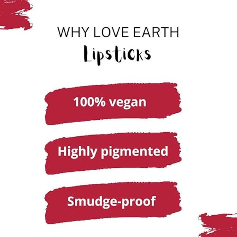 Love Earth Liquid Mousse Lipstick - Matte Finish | Lightweight, Non-Sticky, Non-Drying,Transferproof, Waterproof | Lasts Up To 12 Hours With Vitamin E And Jojoba Oil - (6 ml (Pack Of 1) Pink Colada)