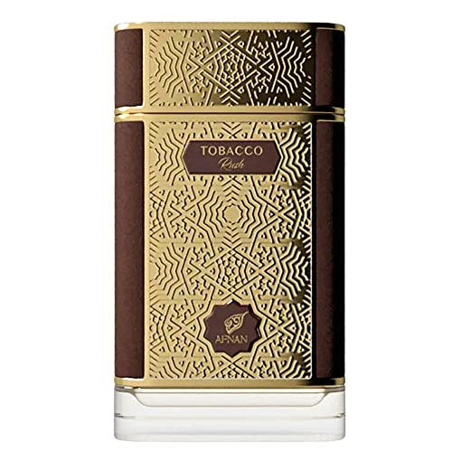 Afnan Tobacco Rush Unisex Eau de Parfum Spray 2.7oz Leather Fragrance