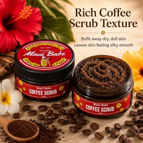 Coffee Scrub for Exfoliation and Skin Renewal - 8oz