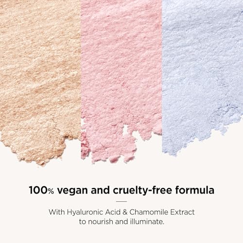 Laka Dream Beam Highlighter, 2.8g/0.09oz, Hydrating Powderwith Hyaluronic Acid & Chamomile for Radiant, Long-Lasting Glow, Glass Skin, K-Beauty (#03 Water Beam)