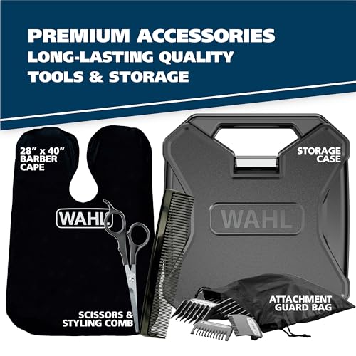 Wahl Elite Pro Haircutting & Grooming Kit 20 Piece Set for Home Use