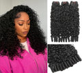 Josblue Burmese Curly Hair Bundles 12, 14, 16 Inches Natural Unprocessed Human Hair