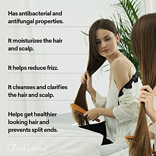Vinegar Nutritive Hair Rinse for Scalp Detox & Hair Growth - 8 Oz
