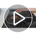 8 Inch Non-Stick Ceramic Frying Pan - Healthy Hybrid Stainless Steel & Ceramic