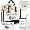 Mother of the Bride Gift Set - Tote Bag, Makeup Bag, Tumbler & Ring Tray - FoldTier