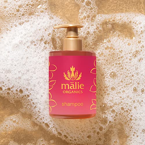 Vegan Plumeria Scent Shampoo for All Hair Types with Kukui Nut & Macadamia Oil