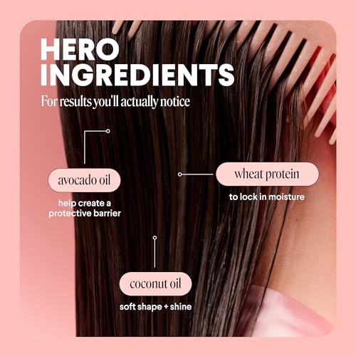 TANGLE TEEZER Original Plant Brush Detangling Hairbrush for Wet & Dry Hair, All Hair Types, Fine, Curly, Thick, Afro (Purple)