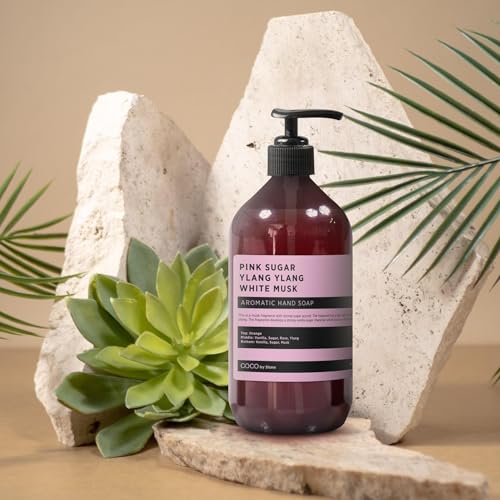 Luxury Scented Hand Soap with Ylang Ylang & White Musk - 16oz Plant-Based Formula