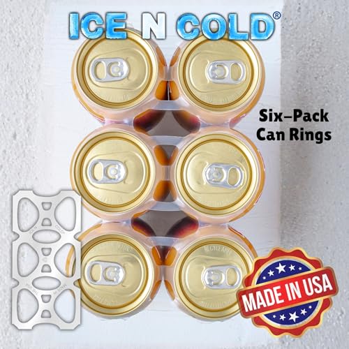 6 Pack 1000 Count Can Roll Wraps - Universal Fit for 12 oz Cans