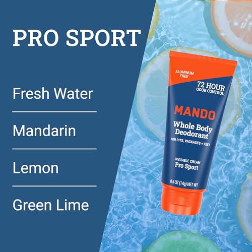Men's Deodorant Cream Bourbon Leather 3 oz Tube - 2 Pack, Odor Control