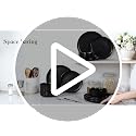 Black Porcelain Dinnerware Set for 4 - 12 Pieces Plates & Bowls, Microwave & Dishwasher Safe
