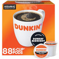 Dark Roast Coffee K-Cups - 4 Boxes of 22, Unflavored, Compatible with Keurig - 88 Count