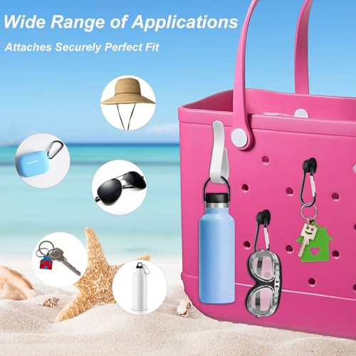 White 4-Pack Clear Beach Travel Bag Inserts Organizer Pouches - Waterproof & Sandproof