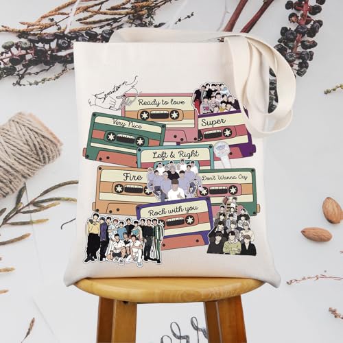 UJIMS 17 Album Tote Bag Korea-Pop Boy Band Fans Gift Korea-Pop Merchandise Korean Music Merch