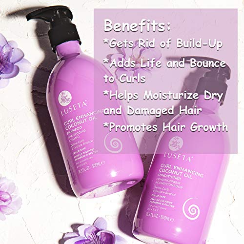 Luseta Curl Enhancing Conditioner for Damaged Hair - Hydrating & Frizz Control 33.8 Oz
