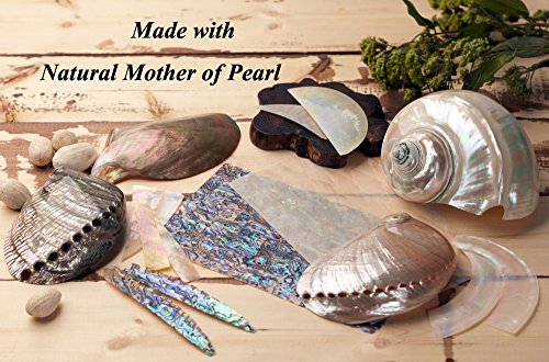 Antique Alive Butterfly Black Mother of Pearl Inlay Hair Brush - Detangling & Scalp Massage, Gift Ready