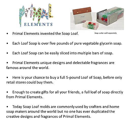 Primal Elements Soap Loaf, Grapefruit, 5.5 Pound