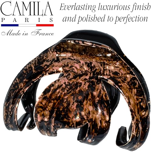 Camila Paris Octopus Hair Clips for Thick Hair - Brown, 3.5 Inch, Strong Grip