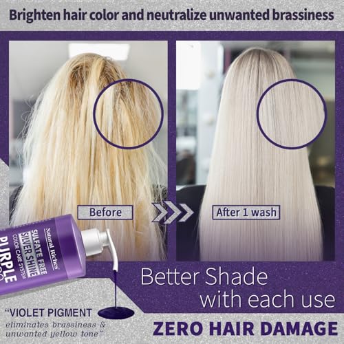 Silver Shine Purple Shampoo & Conditioner Set 16 Fl Oz - Variation of THIS listing