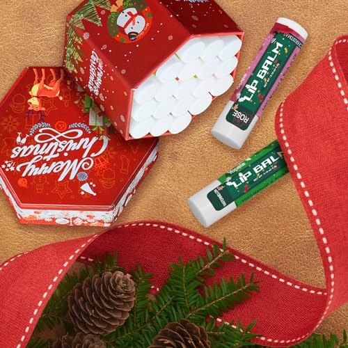 Natural Lip Balm Set with 19 Flavors - Moisturizing & Soothing Lip Care