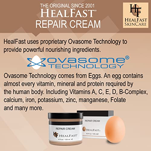 HealFast Sensitive Skin Repair Moisturizing Cream 4 Oz ? For Dry, Itch? Fights Rashes, Dryness, Stretch Marks, Sunburn and Bed Sores ? Herbal and Food Based Ingredients