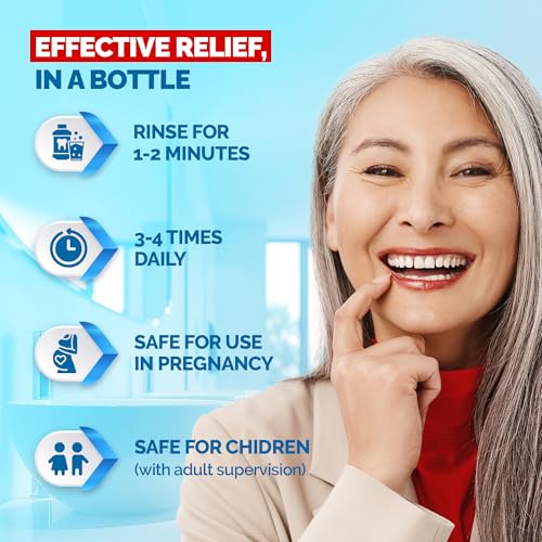 Hyaluronic Acid Mouthrinse for Gum & Oral Health - 10.14 Fl Oz Pack of 2